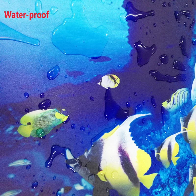 Самоклеющиеся водостойкие обои с изображением пейзажа гостиной телевизора