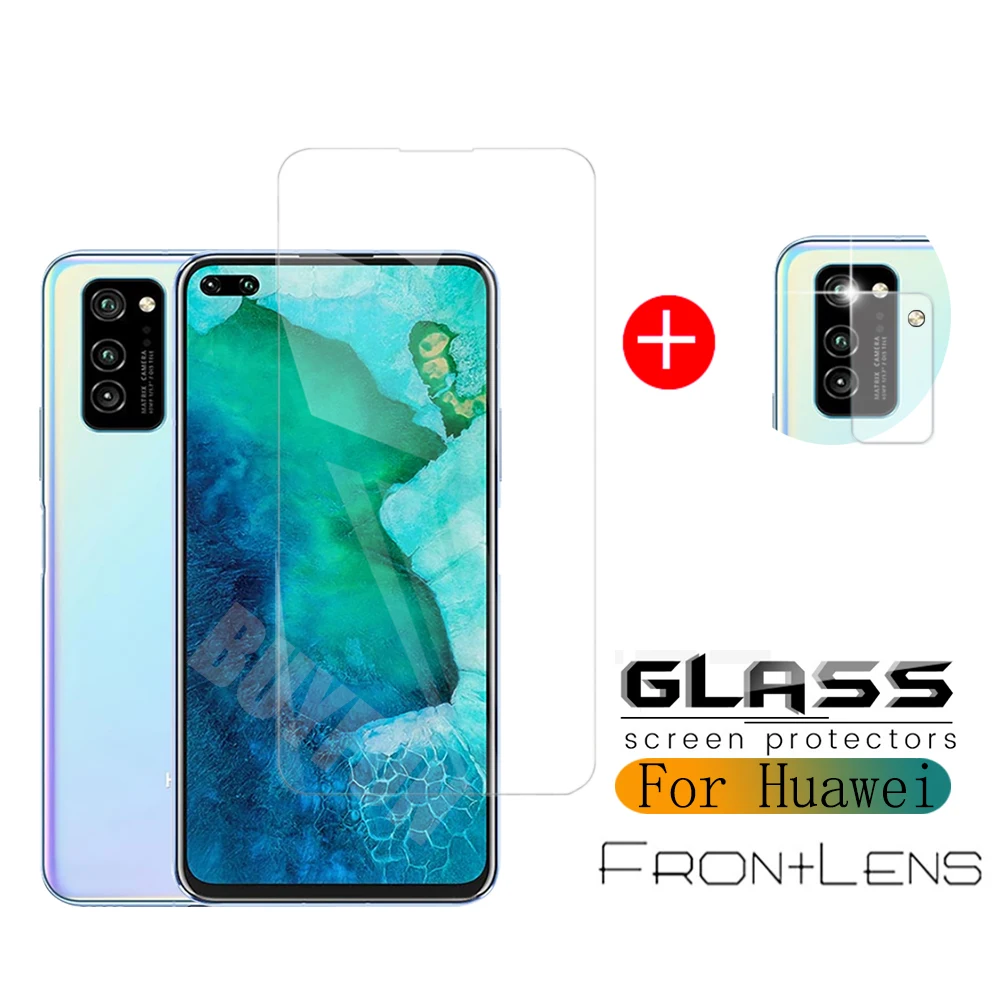 2в1 защита для объектива камеры и Защитное стекло экрана Huawei Honor 8x 8s 8c закаленное |