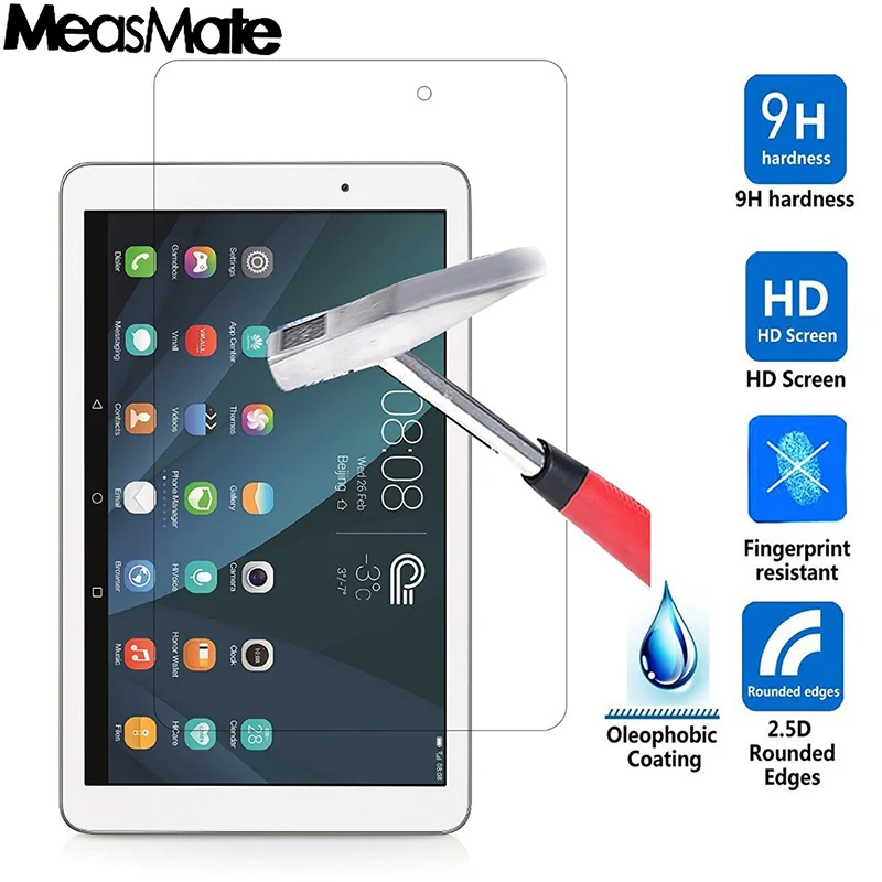 9h Настоящее Закаленное стекло для защиты экрана HUAWEI MediaPad T2 Pro 10 дюймов Защитная