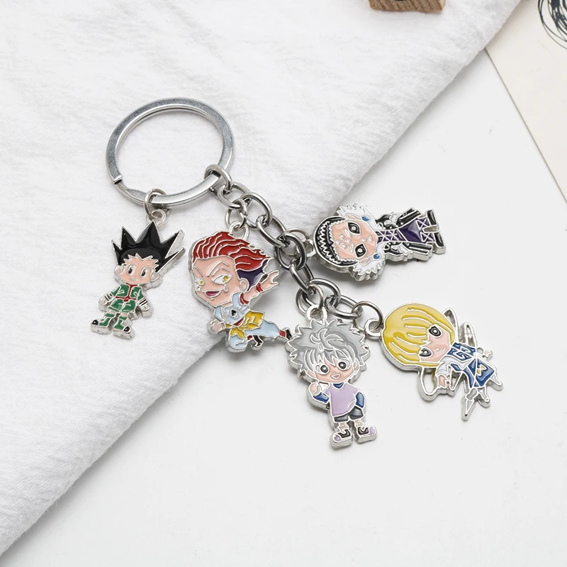 Брелок с подвеской в виде мультяшной фигурки из комиксов охотника х Хантера