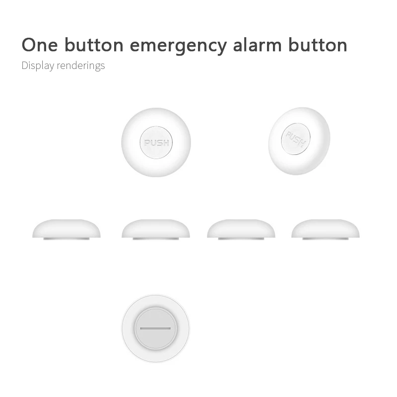 

Tuya Zigbee SOS/Emergency Button Wireless Remote Call Button Caregiver Pager For Patient Elderly Fall Down Alarm Call