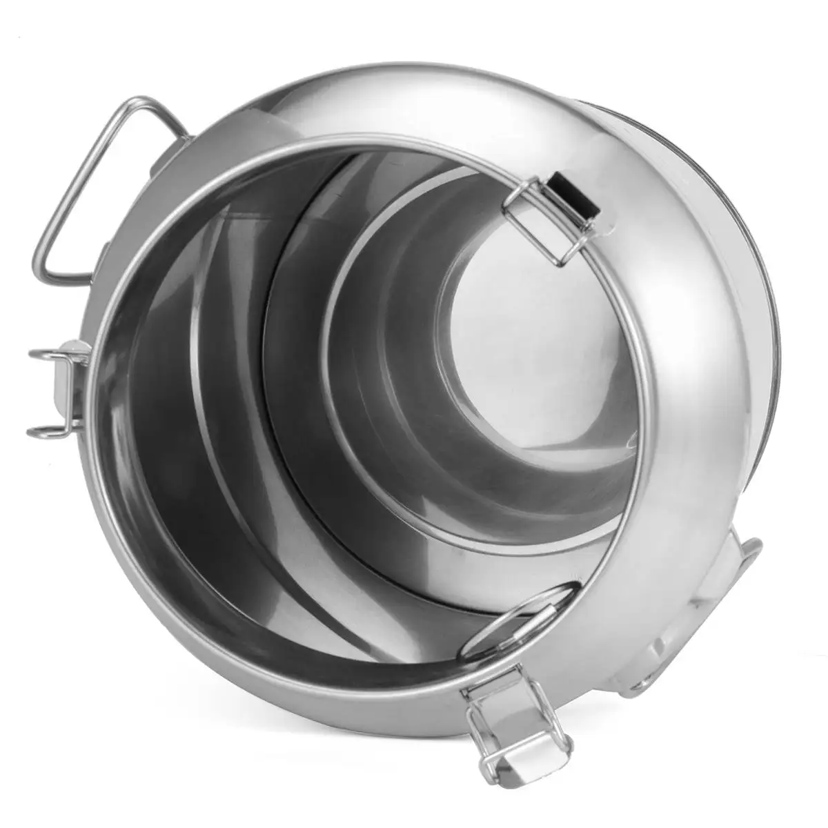 

35L Stainless Steel Sealed Cans Coffee Milk Powder Tea Grain Storage Shredded Moisturizing Jar Gift Buckle Fresh Storage