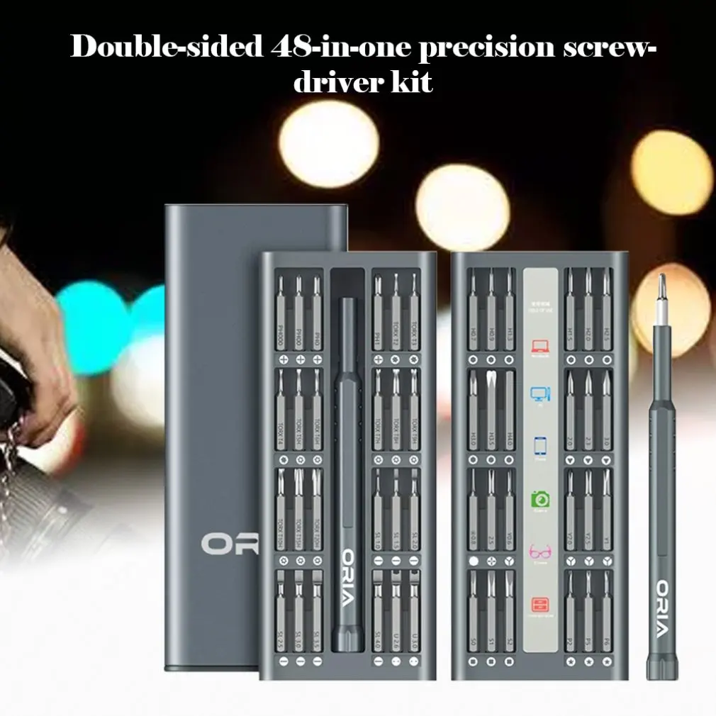 48 в 1 точность Алюминий Отвертка из Сплава Комплект Портативный профессиональный