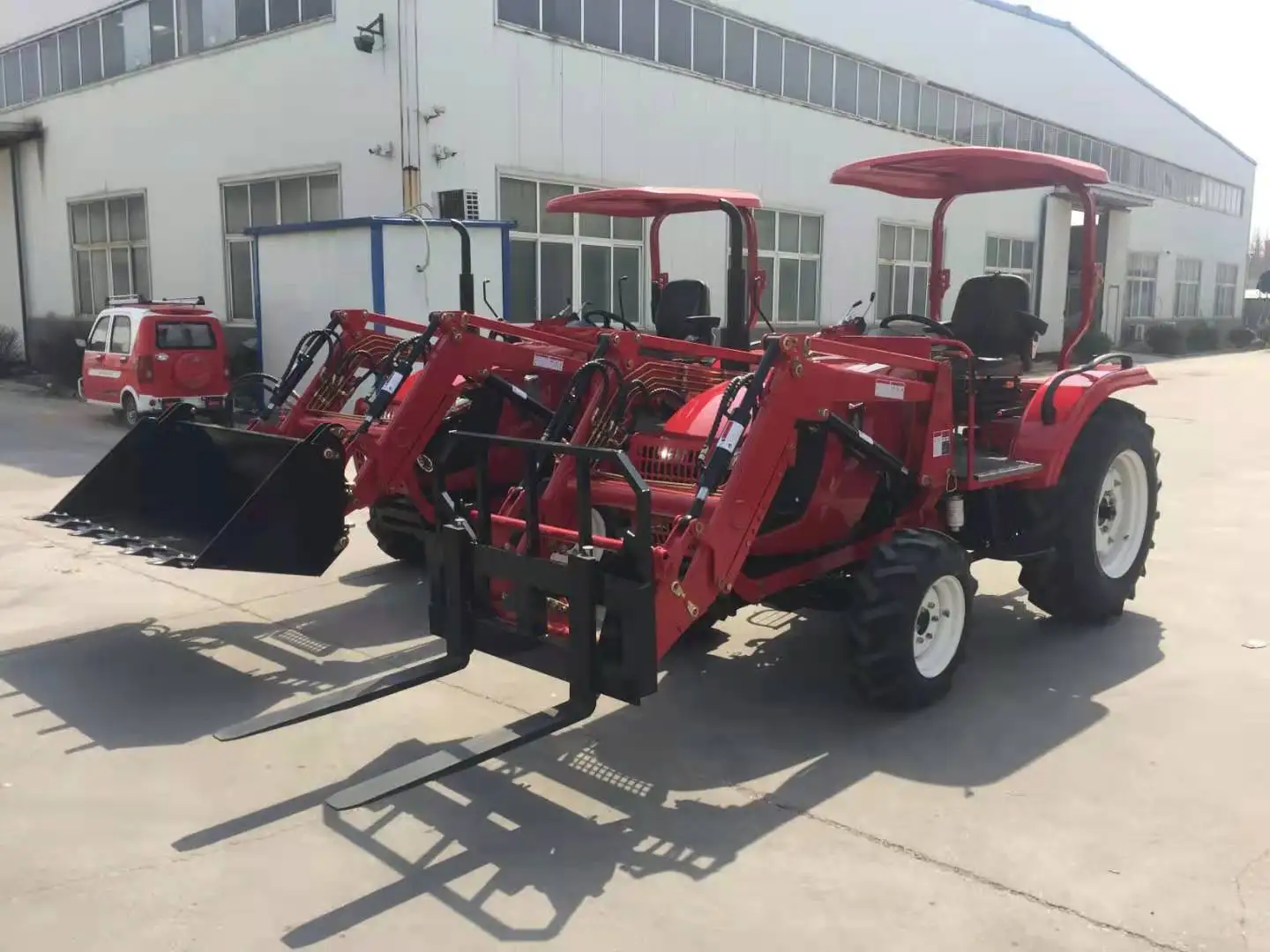 Новый трактор Передняя лопата фронтальный погрузчик инструменты колесный |