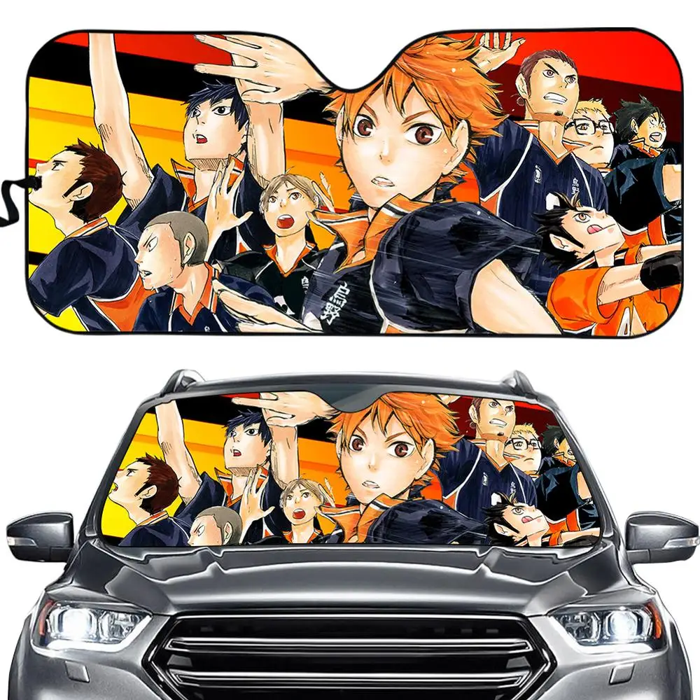 2020 унисекс Haikyuu! Аниме 3D лобовое стекло козырек от солнца для автомобиля защита УФ