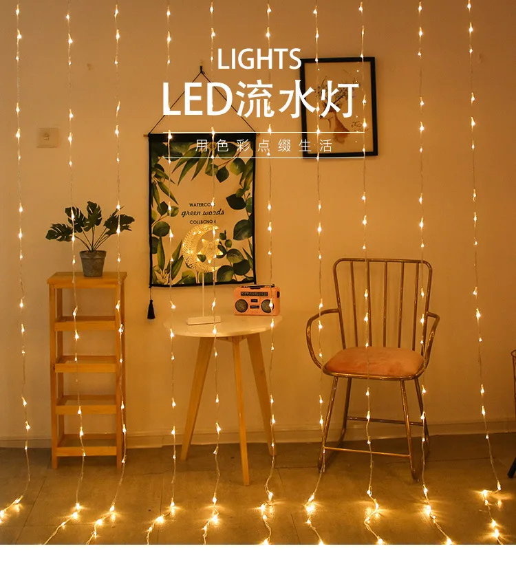 

Curtain light led lights Decorative lights Garland curtain kerstmis weihnachtsdeko kerst decoraties voor huis Christmas noel