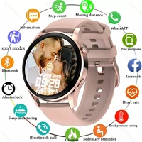 new wireless charging bluetooth call smart watch women ip68 waterproof heart rate ladies smartwatch for huawei watch men watches