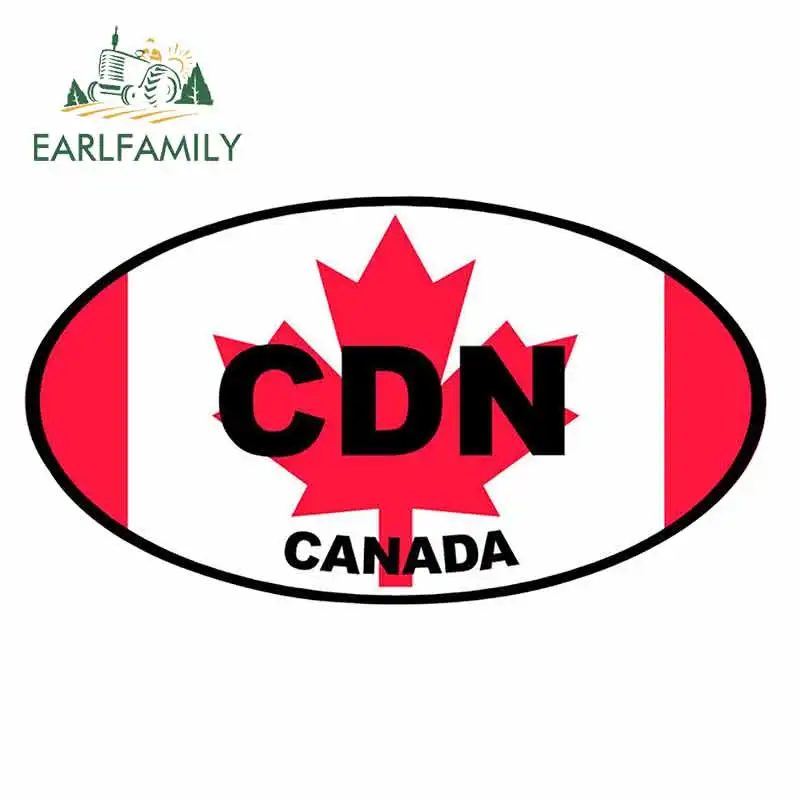 EARLFAMILY 13 см x 7 4 для Canada малышей носки с флагами стран аниме наклейки автомобиля