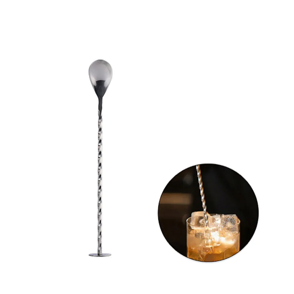 11 Inches Stainless Steel Mixing Spoon Spiral Pattern Bar Cocktail Shaker | Дом и сад