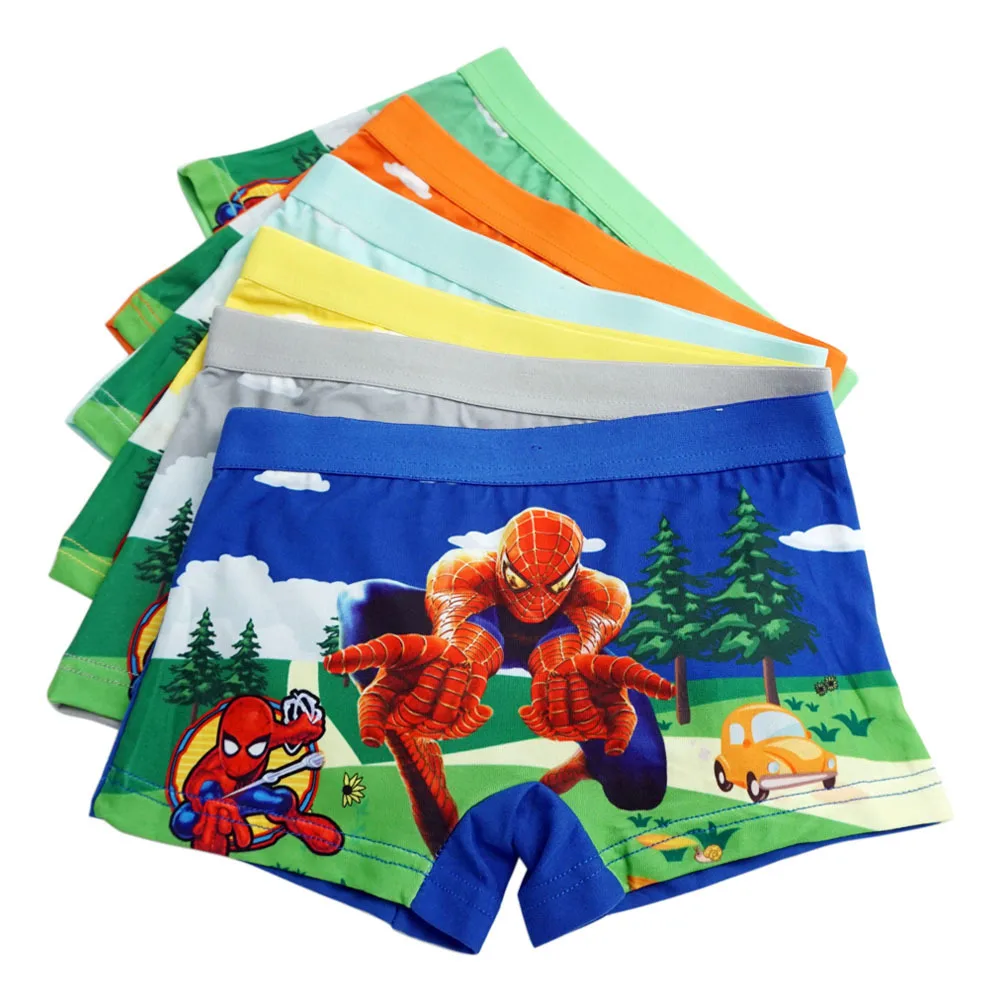 

3Pcs Disney Marvel Boys Underpants Children's Clothing Spiderman Panties Anime Briefs for Boys Cartoon Underwear Boys Clothes