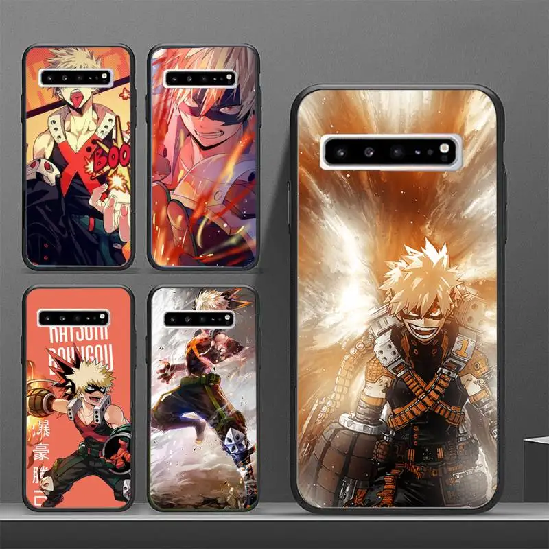 

Katsuki Bakugo My Hero Academia Phone Case for Galaxy J2pro J4 J5 J6 J7 plus J5 prime J72016 2018 M 10 20 30 funda Cover