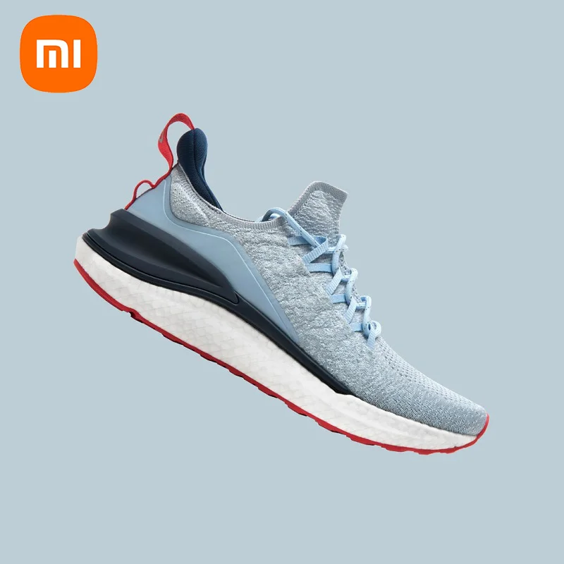 

Original Xiaomi Mijia Sports Running Shoes 4 Outdoor Men Running Walking Lightweight Comfortable Breathable 4D Fly Woven Upper