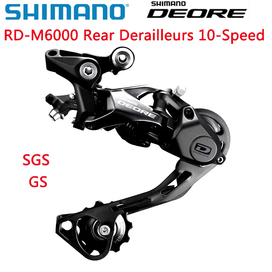 Shimano DEORE RD M6000 Shadow задний переключатель для горного велосипеда M6000 SGS GS MTB переключатель 10 скоростей 20/30 скоростей запчасти для велосипеда