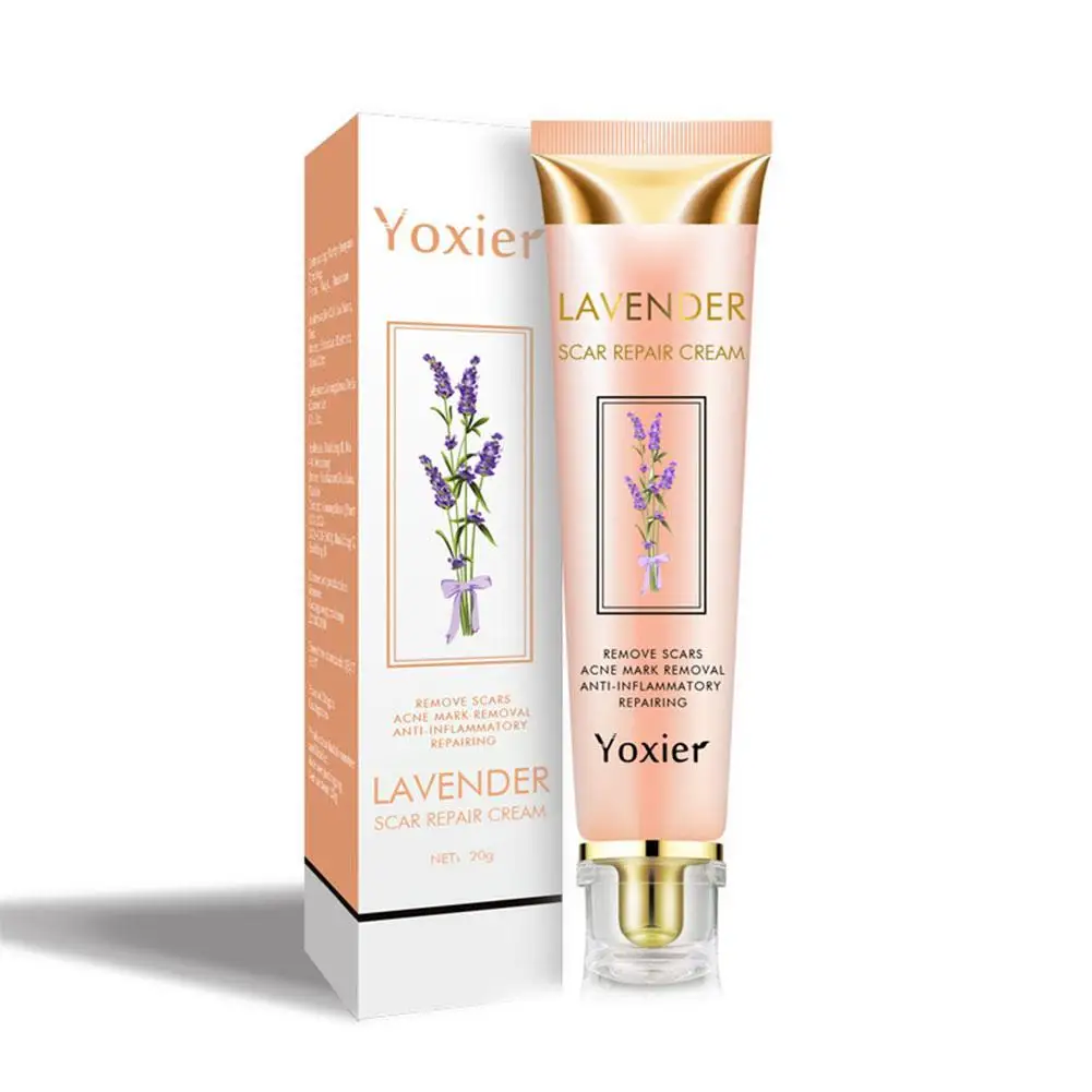 Восстанавливающий Крем Для рубцов с лавандой удаляет ожоги улучшает регенерацию