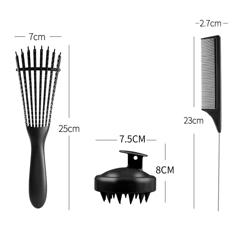 

Detangling Hair Brush Tangle Comb Shower Massage Scalp Comb