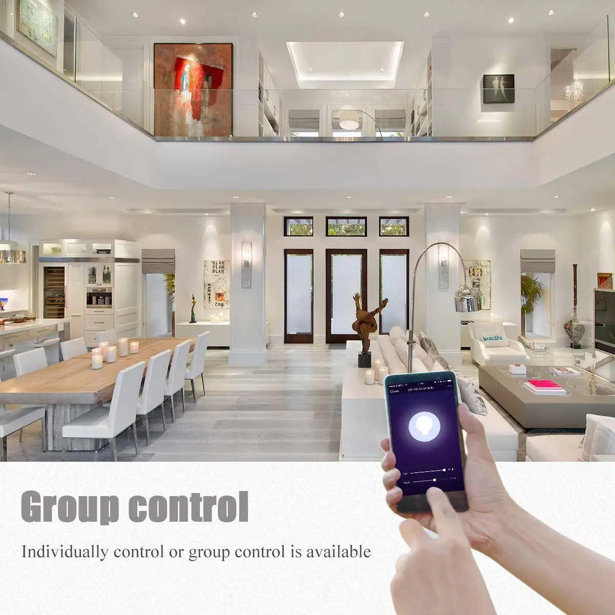 Умная Светодиодная лампа с Wi Fi GU10 RGB 5 Вт эквивалентная 50 атмосферная Спортивная