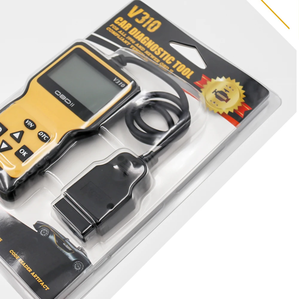 Viecar V310 полный OBD2 V 310 V1.1 считыватель кодов OBDII/EOBD OBDII автомобильный диагностический