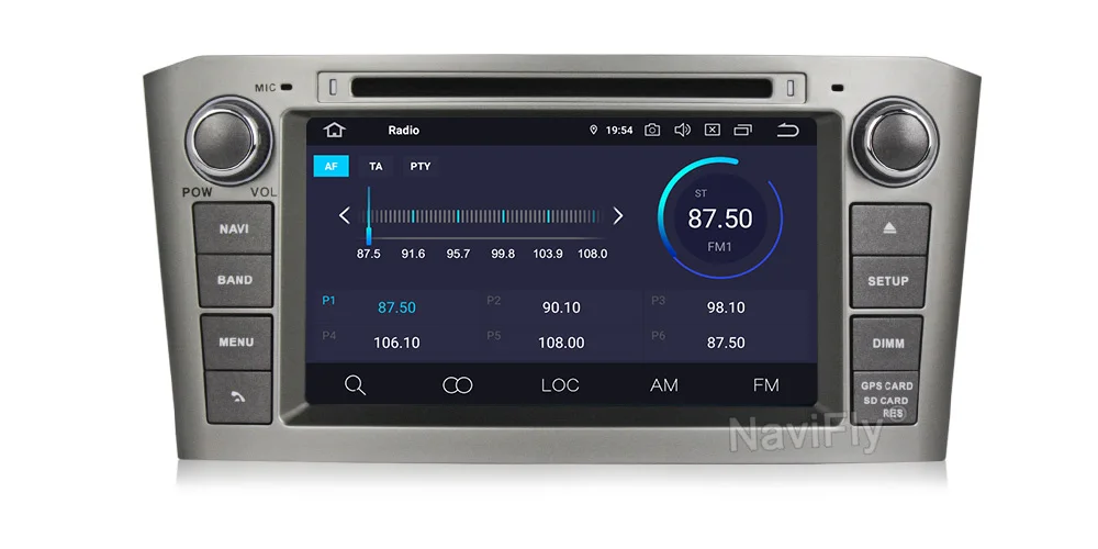 2 Din Android 9,0 авто gps навигации для Toyota Avensis T25 2003 2004 2005 2006 2007 2008 автомобильный dvd-радиоплеер
