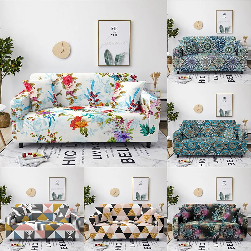 Универсальный эластичный диван с напечатанным рисунком плотная накидка все