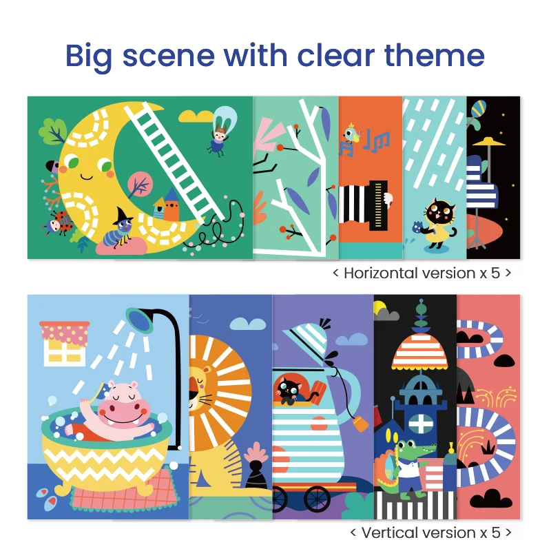 Детская образовательная карточка Mideer игрушки 3Y + лента Спортивная картонная