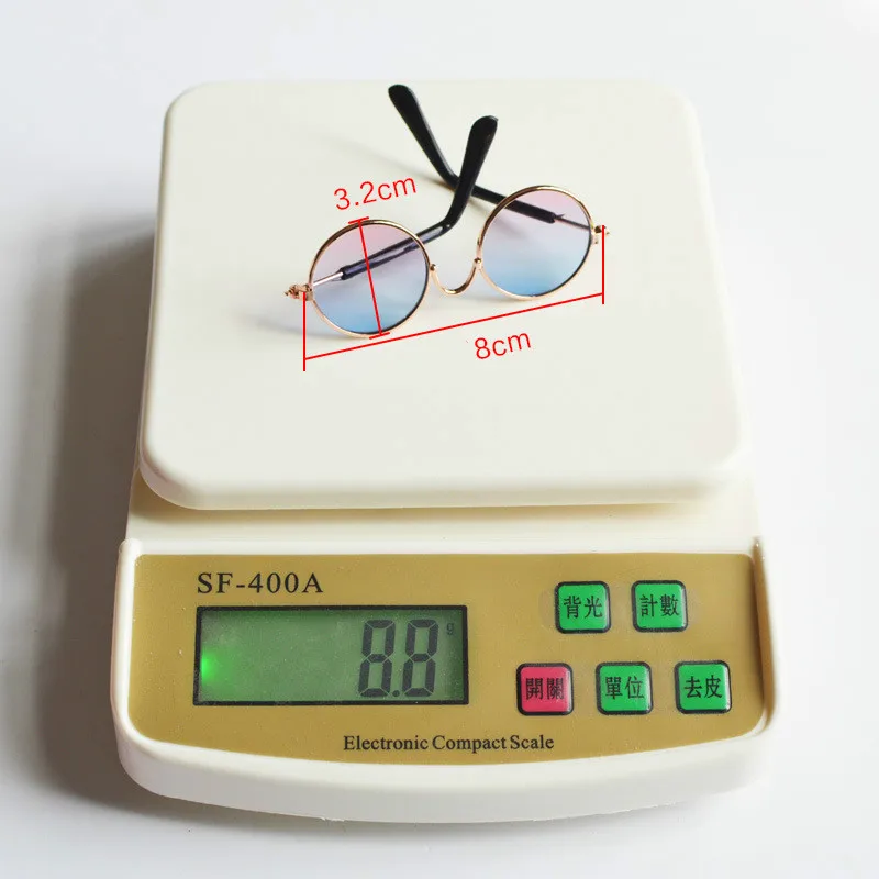 

Fashion Lovely Glasses Cat Pet Products Sunglasses Eye-wear Protection Small Dog Cat Pet Photos Props Accessories Round Frame