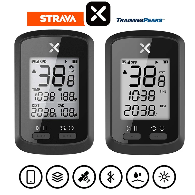 

Беспроводной велосипедный GPS-компьютер XOSS, водонепроницаемый, с креплением, Bluetooth, спидометр, для горных велосипедов