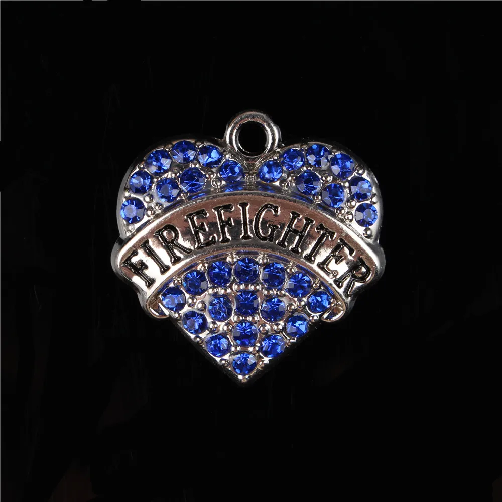 5 шт. подвеска в виде сердца пожарного|Шармы| |