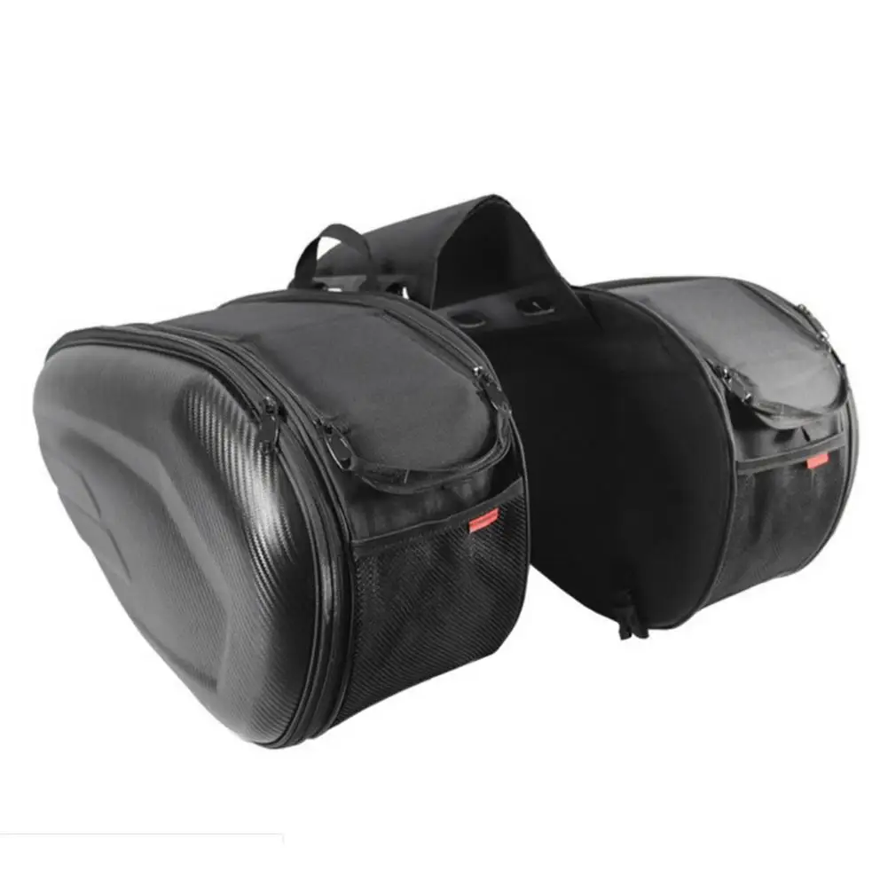

Carbon Fiber Case Waterproof Motorcycle Box Saddle Bag Side Package Locomotive Bag Long-Distance Travel Large Capacity Tail Pack