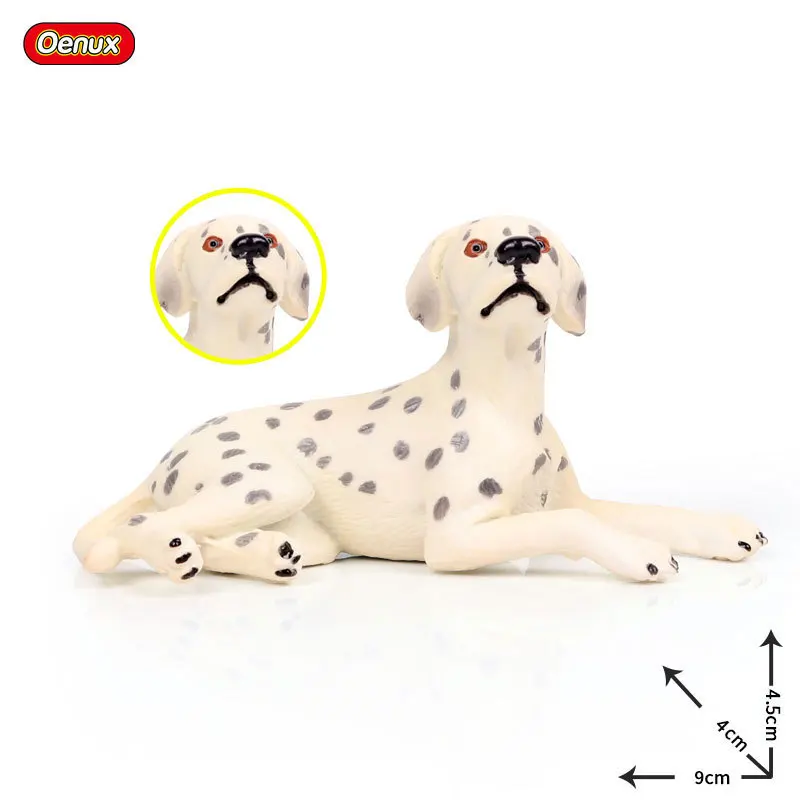 2019 Горячая новинка детская любимая модель диких животных сидя пятнистая собака