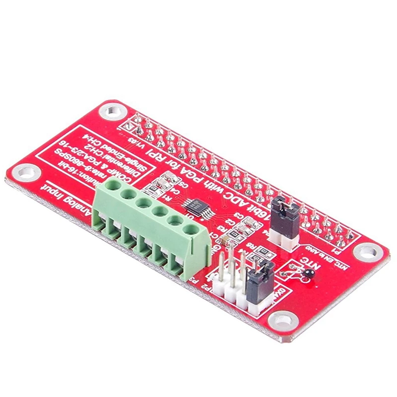 4 канальный 16 бит ADC с PGA для RPI Raspberry PI I2C ADS1115 модуль канала Pi 3/2 Модель B/B