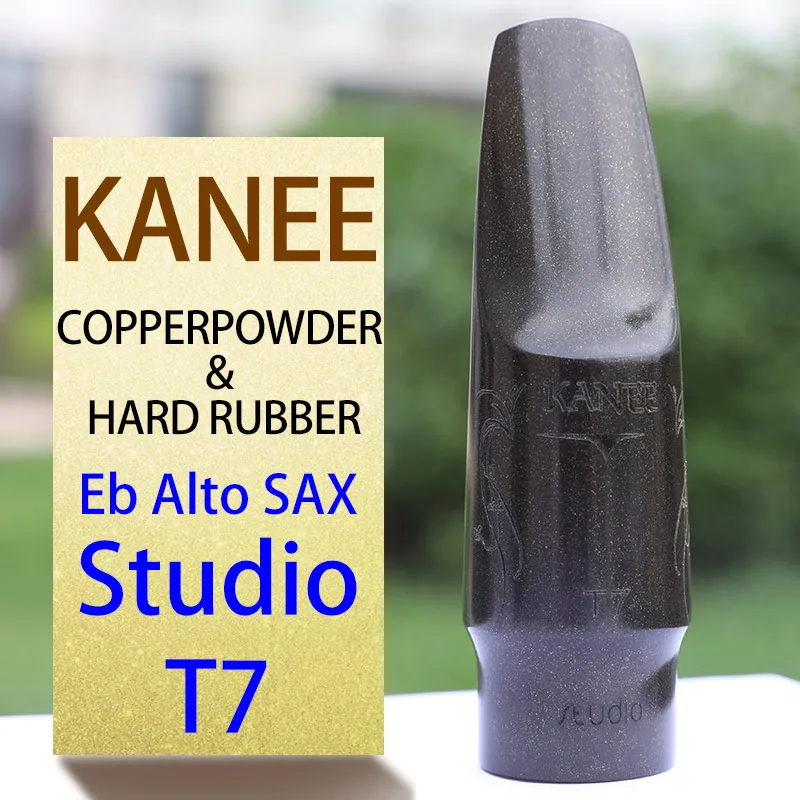 Kanee медный порошок и жесткий резиновый мундштук Eb Alto sax мундштук Bb Tenor sax мундштук Pop/Jazz - Цвет: Alto ST T7