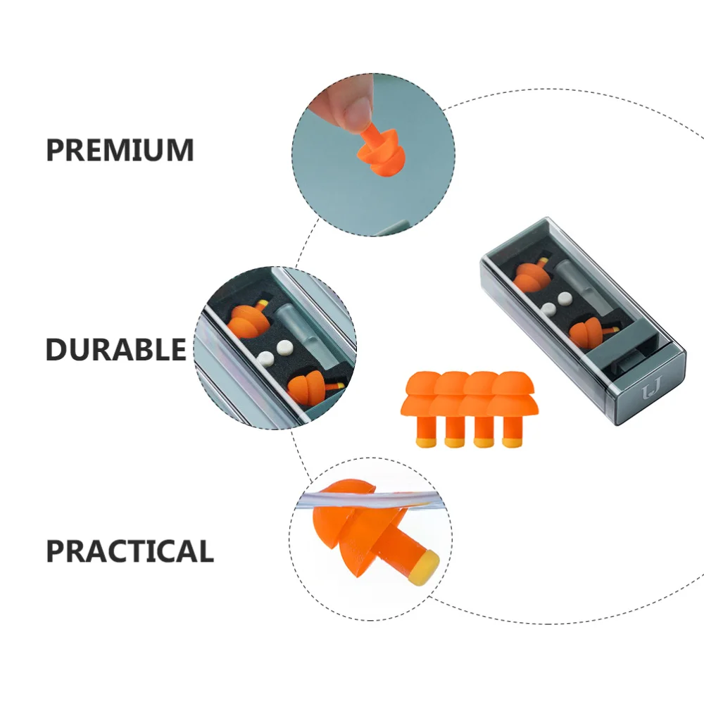 

1 Set Sleeping Earplugs Noise-reduce Tool Dormitory Sound-proof Earplug