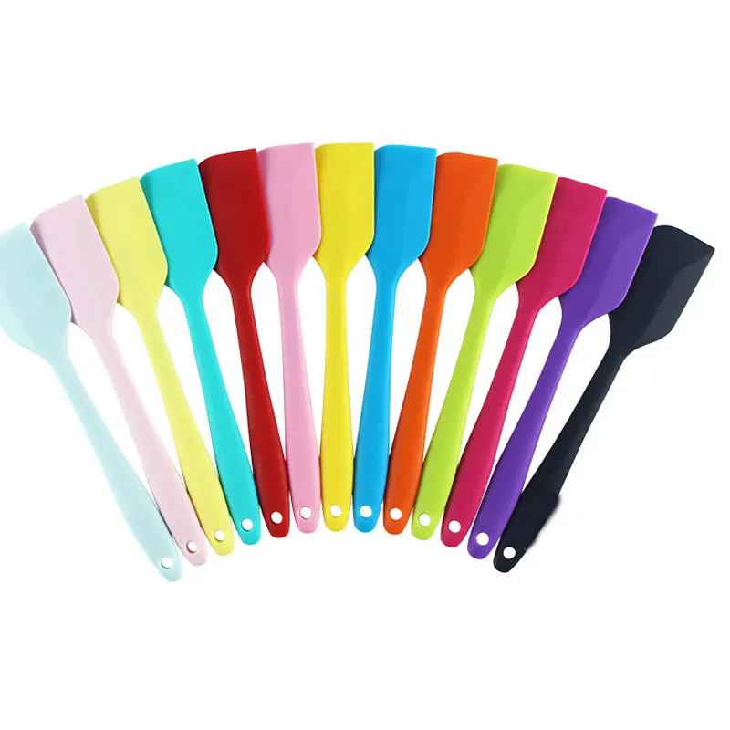 

Silicone Cream Baking Scraper Non Stick Butter Spatula Cutter Chocolate Smoother Heat Resistant Kitchen Pastry Tools Scraper