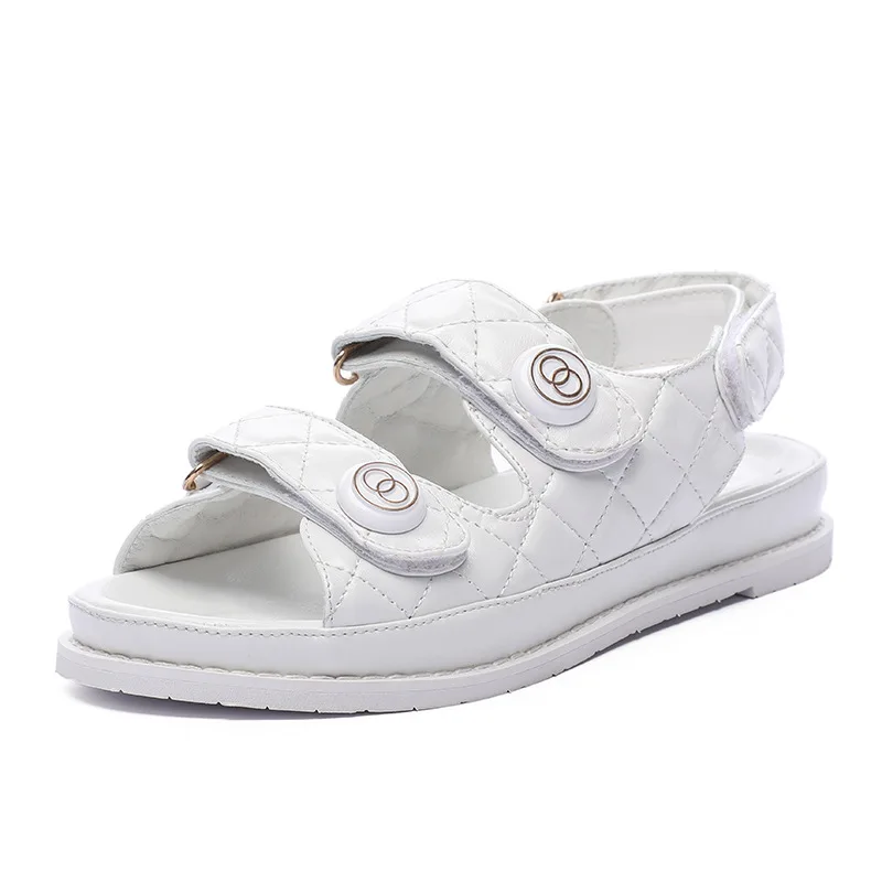 Летние новые модные туфли на платформе обувь для женщин повседневные сандалии с