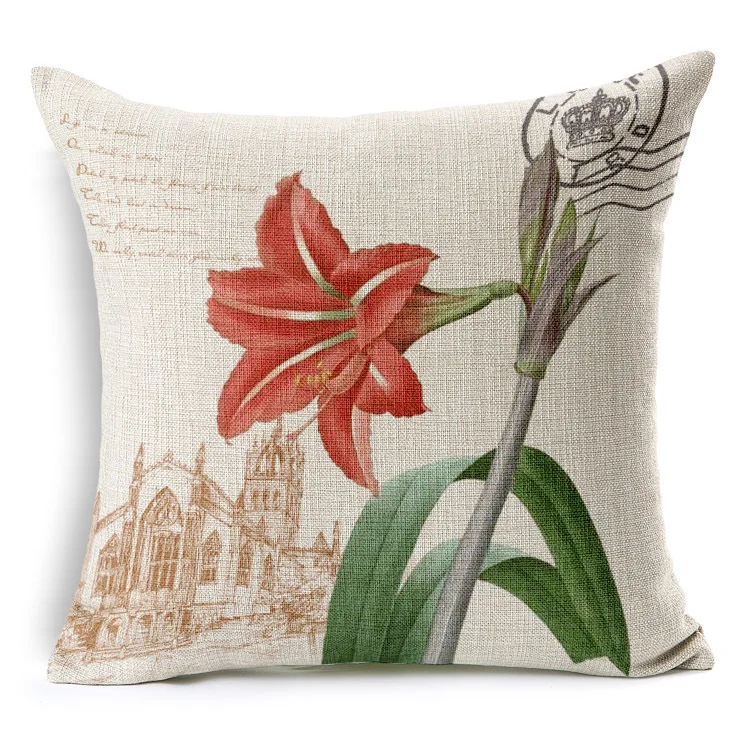 

Диванная наволочка TOPFINEL цветочные