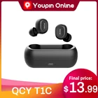 TWS-наушники YouPin QCY QS1 T1C, Bluetooth 5,0, с двойным микрофоном
