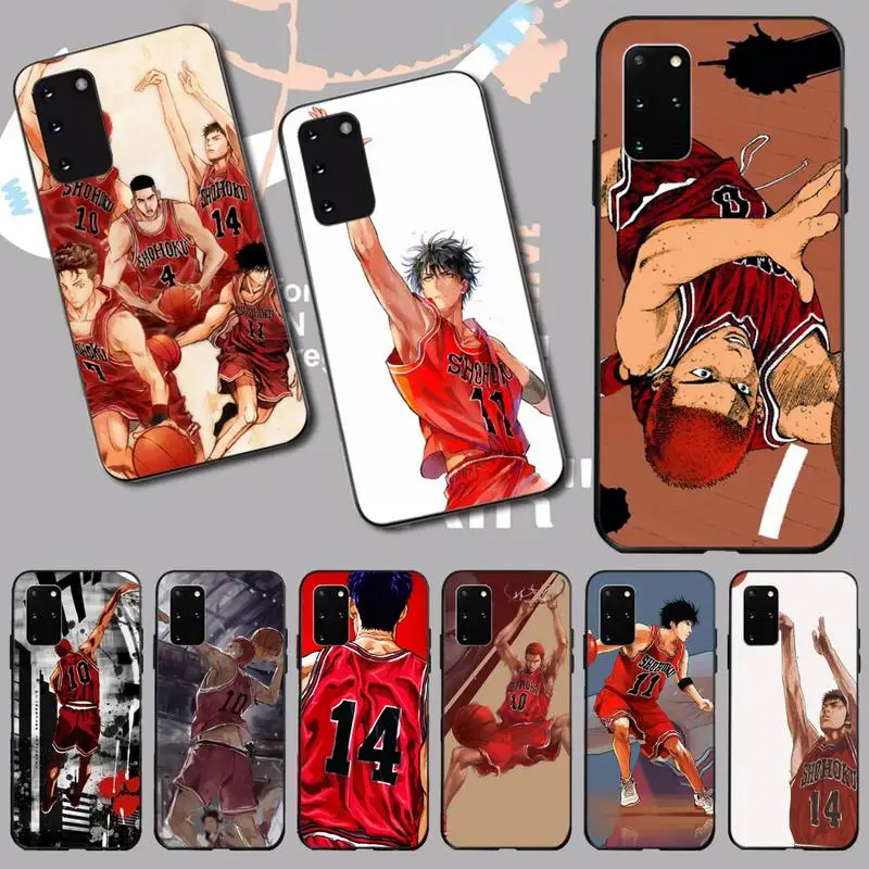 

PENGHUWAN Japanese Slam Dunk Anime Phone Case for Samsung S20 plus Ultra S6 S7 edge S8 S9 plus S10 5G