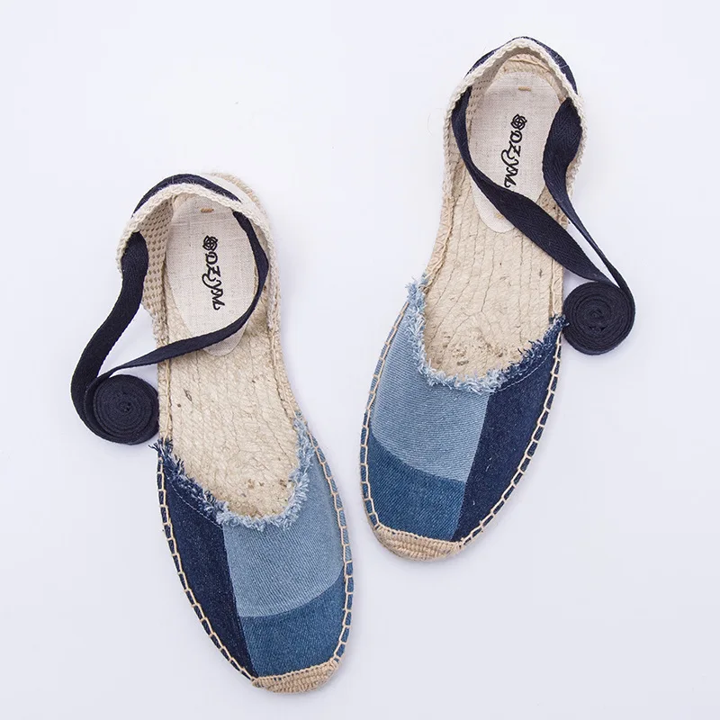 

2019 summer new casual women's sandals flat heel cross strap color matching shoes women's sandals