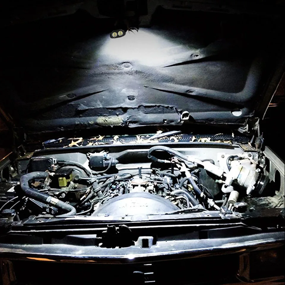 

LED Work Light Ultra Bright Flashlight Outdoor Waterproof USB Rechargeable Built-in Battery Maintenance Work Light Camping Troch