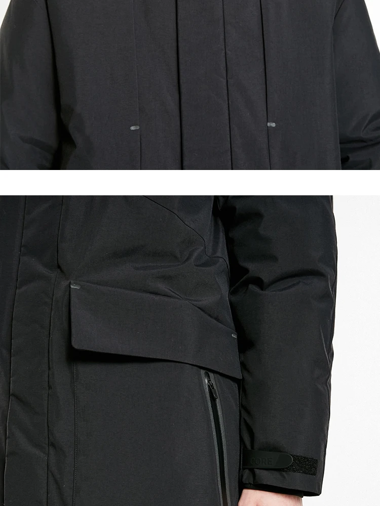 JackJones мужской длинный пуховик с капюшоном, парка, пальто, мужская одежда 218412522