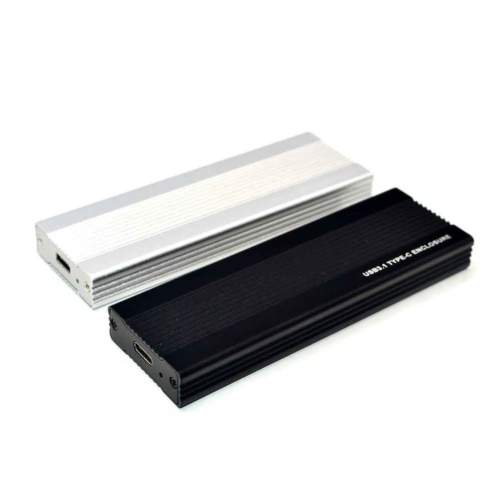 M2 SSD Case NVME USB SSD Enclosure SSD Box M.2 Case Adapter USB 3.1 Gen 2 External M 2 Box for NVME M Key 2242/2260/2280 M2 Case