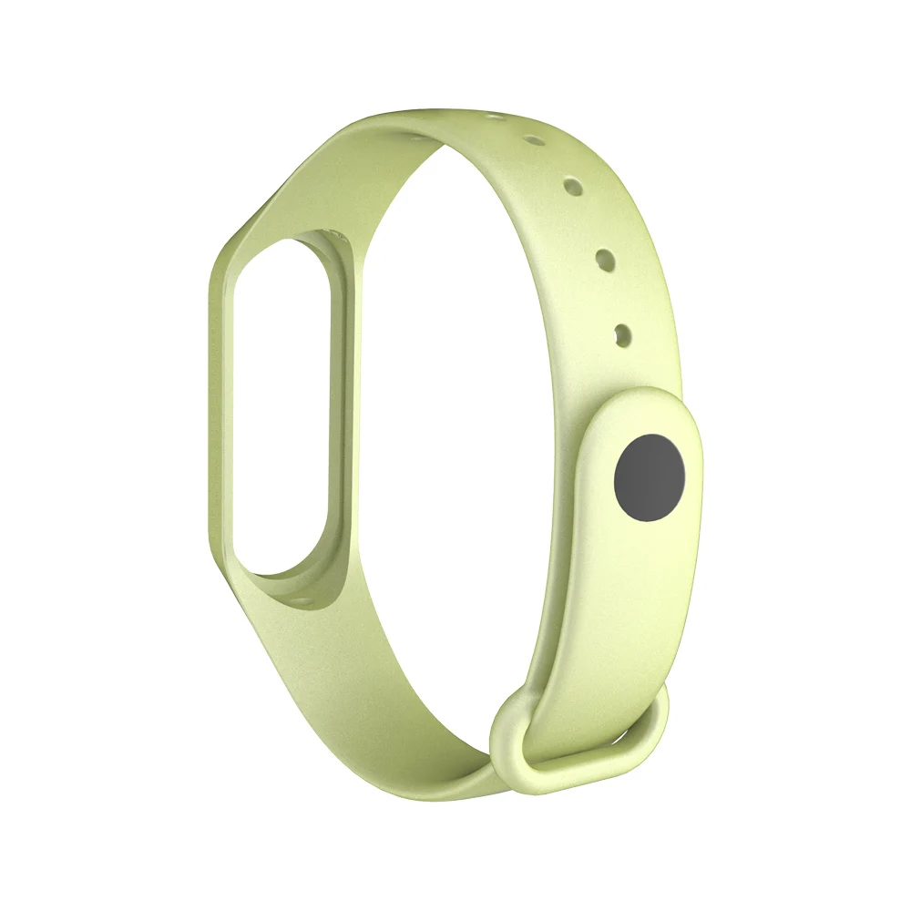 Зеленый Силиконовый браслет для Xiaomi Band 4 и 3 браслет ремешок Smartband Xiomi Xaiomi Xiami Xaomi Xaiomy - Цвет: Зеленый