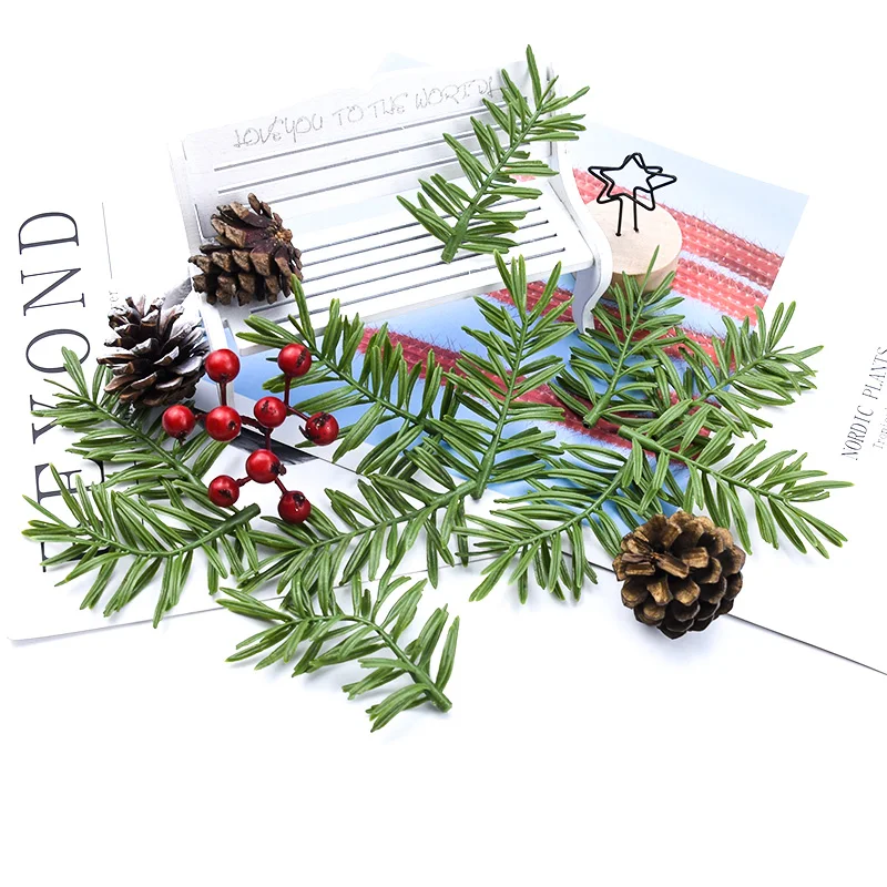 10 шт. поддельные растения домашнее украшение свадебное рождественские