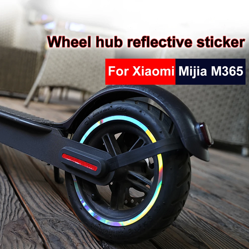 

Scooter Wheel Hubs Protective Reflective Sticker For Xiaomi Mijia M365 Pro Electric Scooter For M365 Scooter Parts