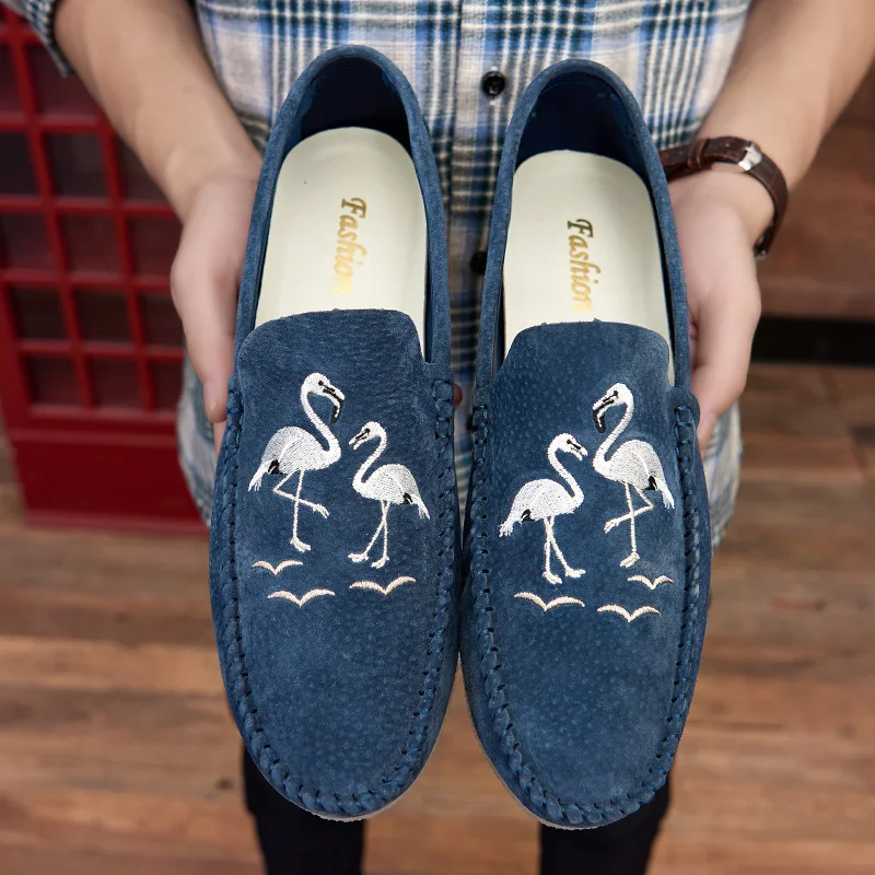 Fashion Style Soft Moccasins Men Loafers High Quality pig Leather Shoes Flats wedding Driving Big size 38-48 w5 | Обувь
