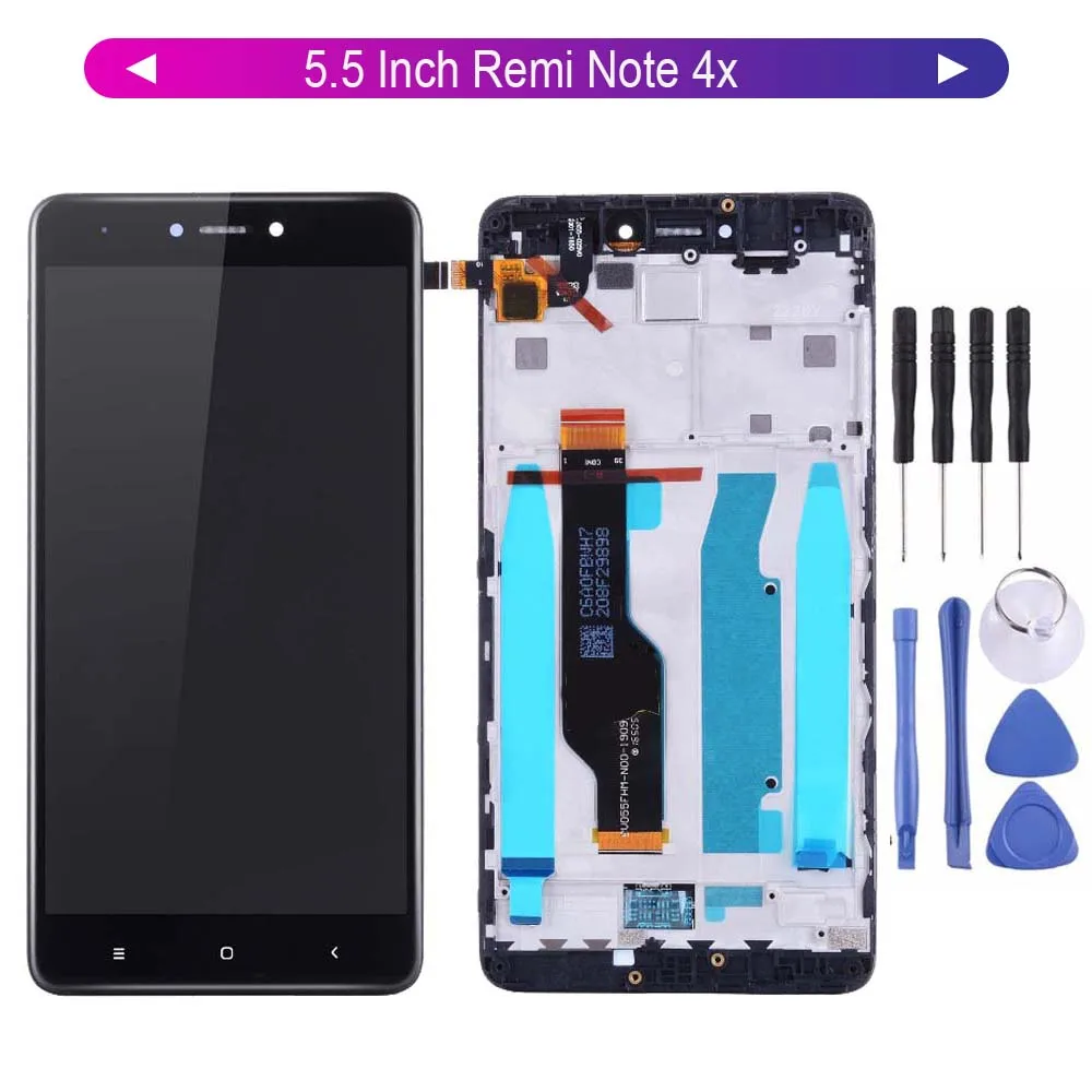ЖК дисплей 5 ''для Xiaomi Redmi Note 4X дигитайзер сенсорная панель стеклянный сенсор в