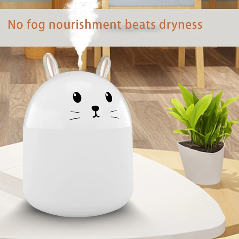 

Cute Pet Aroma Essential Oil Diffuser for Home Car USB Fogger Mist Maker with LED Night Lamp