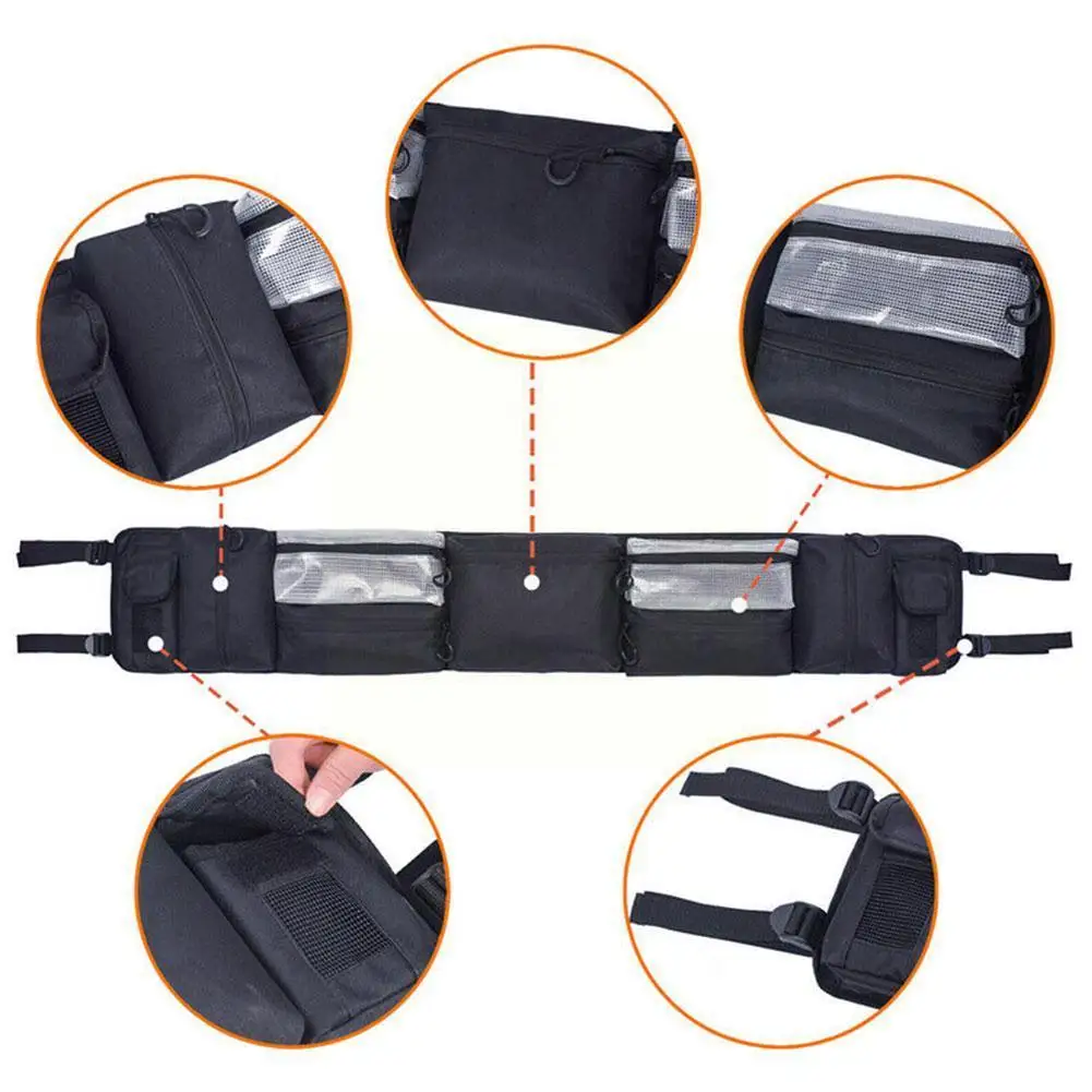 Аксессуары для квадроциклов черный UTV большой роликовый клетчатый органайзер