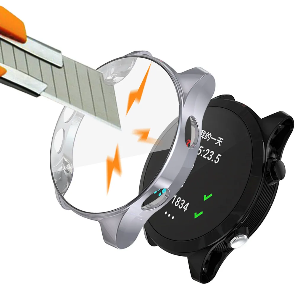 Защитный чехол для экрана Garmin Forerunner 935 945, мягкий ТПУ, ультратонкий HD прозрачный чехол, умные часы, противоударный корпус