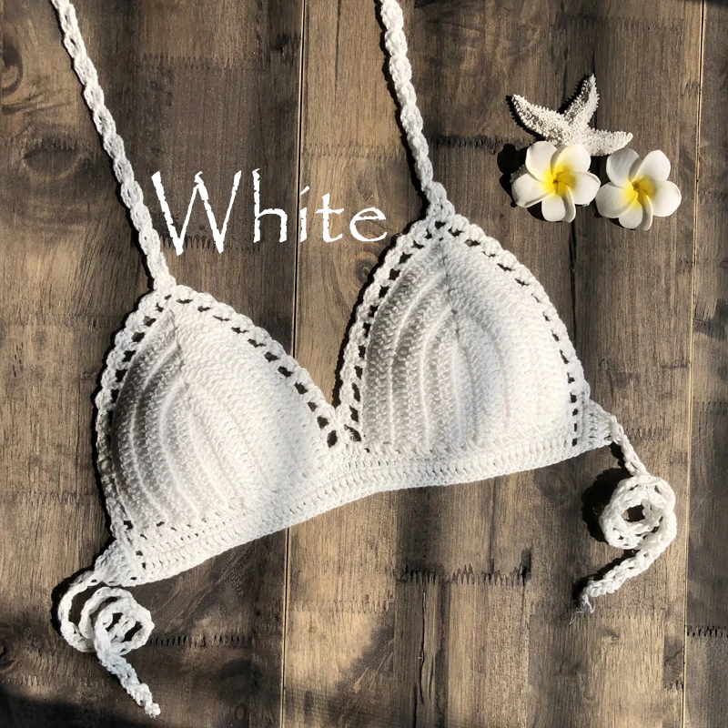 Цельные бикини купальник Mujer крючком красный верх купальника Knit Sexy Бикини Для